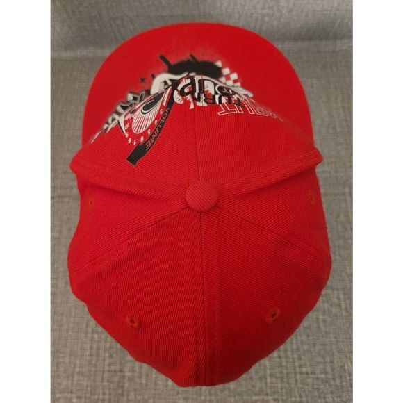 Disney Mickey Mouse Hat Cap Authentic Original Turn It Up & Rock Out WILD! Red - Picture 6 of 8
